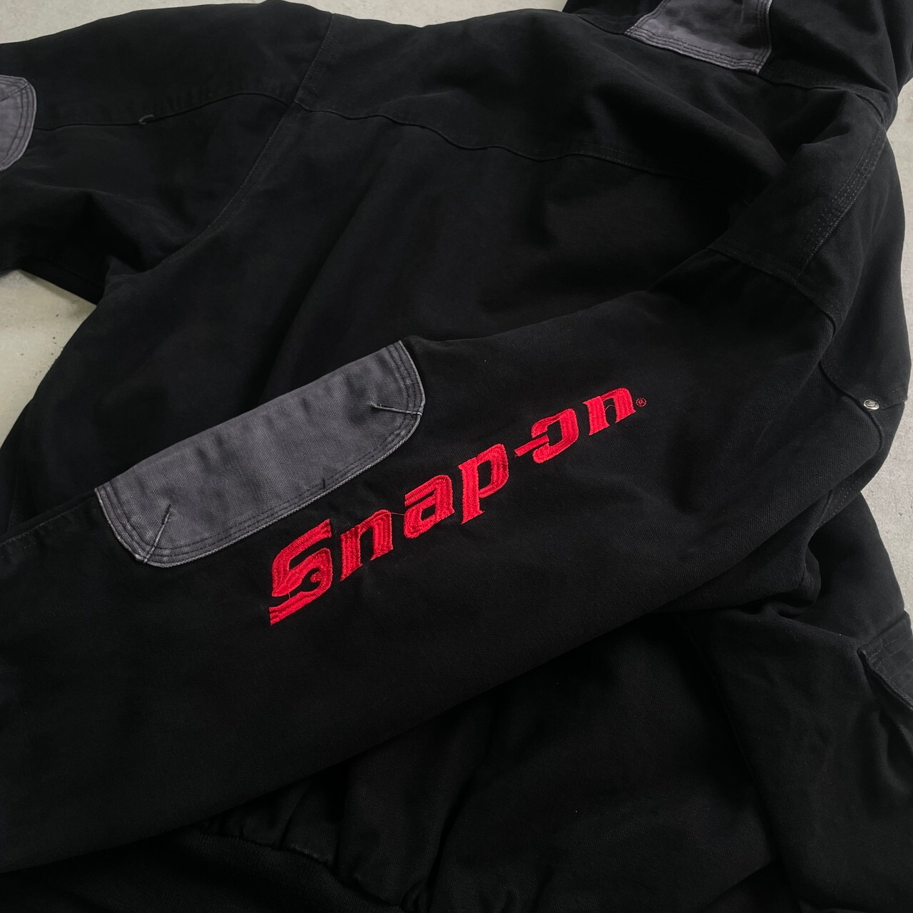 Snap-on スナップオン 企業ロゴ刺繍 ダック地 ワークジャケット 