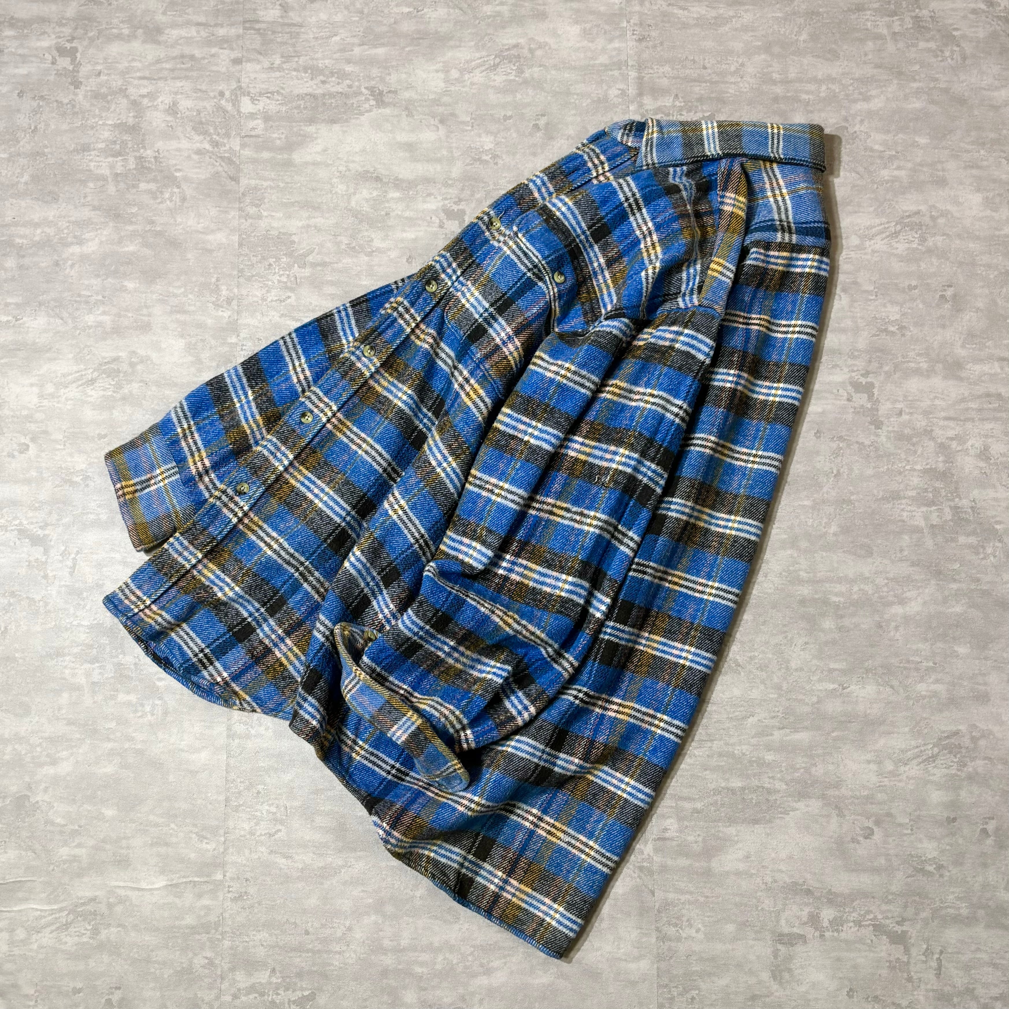 好配色 90s vintage Wrangler ヘビー ネルシャツ チェック | online