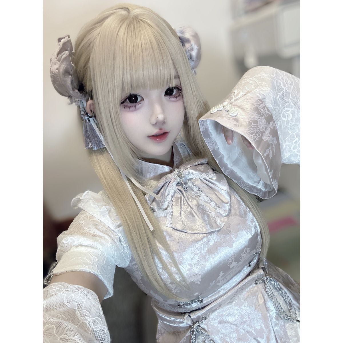 地雷系チャイナ風つけ袖セットアップ | Maiden's Rêve 地雷系チャイナ風つけ袖セットアップ | Maiden's Rêve