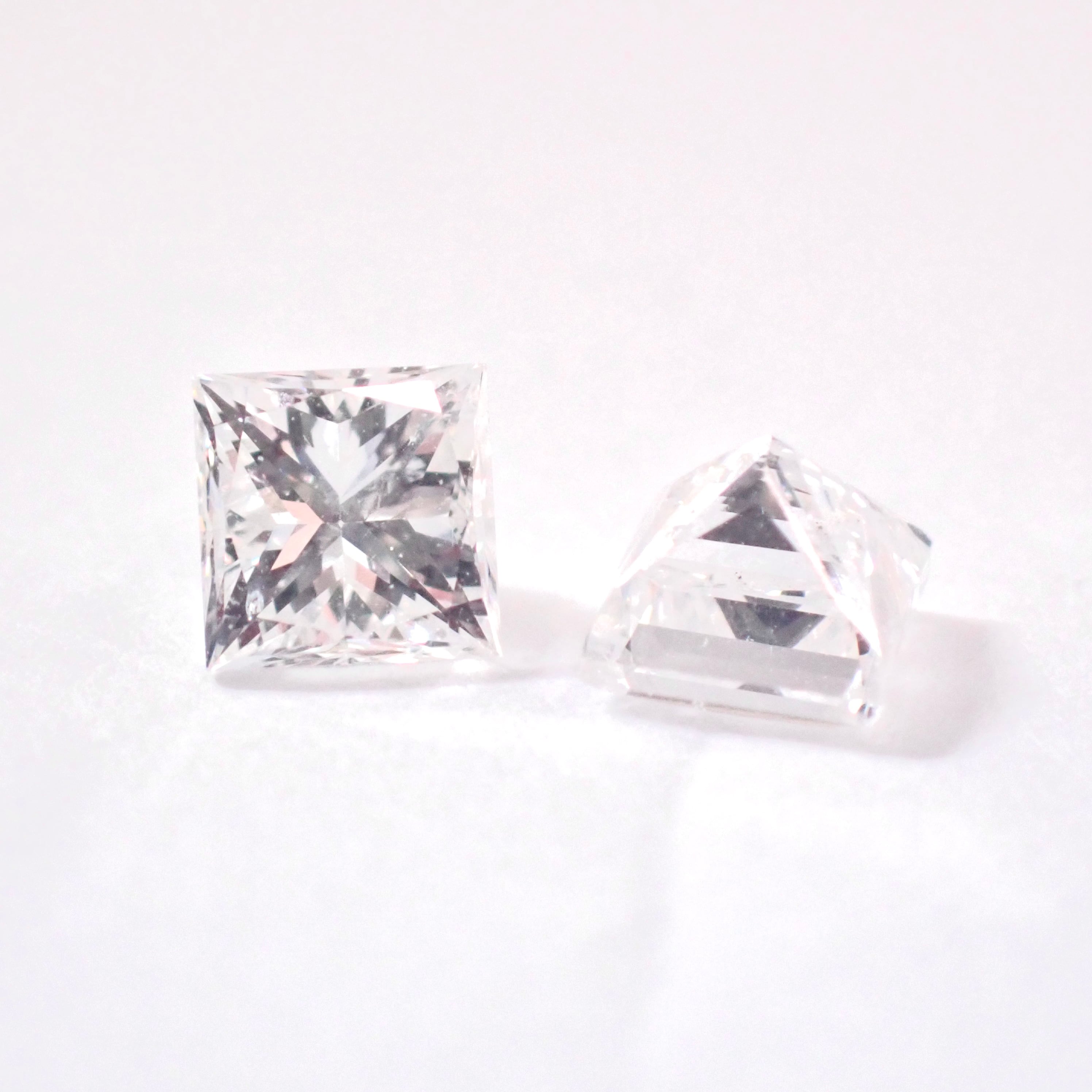 【卸売価格】 0.326ct G VS1 天然 ダイヤ ルース プリンセスカット