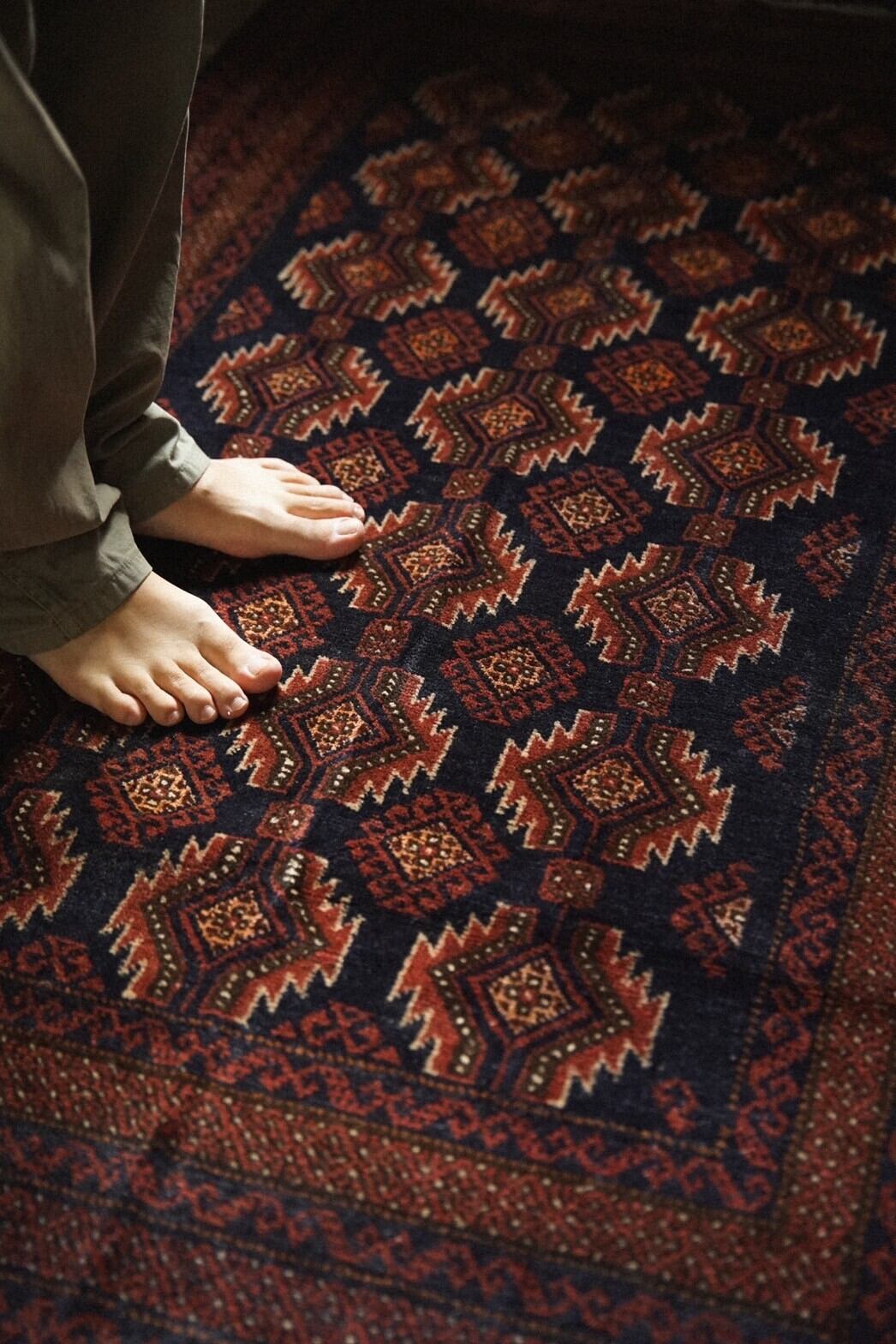 954 -Vintage Baluch rug