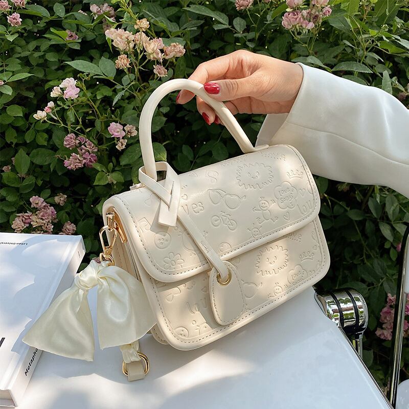 サマースカーフ 夏物 シルク スクウェア メッセンジャーバッグ Tiancai_Wing_Bag49538486376