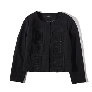 tibi new york     wool   collarless jacket