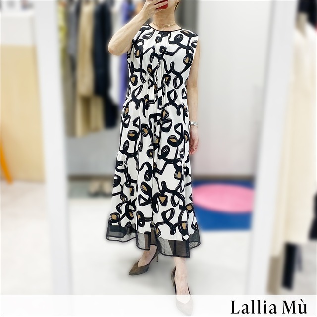 Lallia Mu ペイントグラフィックワンピース 2612363 OFF