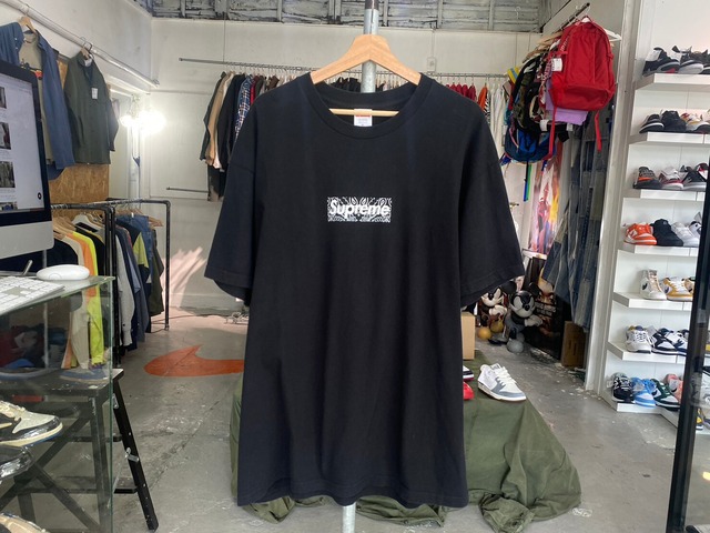 Supreme BANDANA BOX LOGO TEE BLACK XL 70924