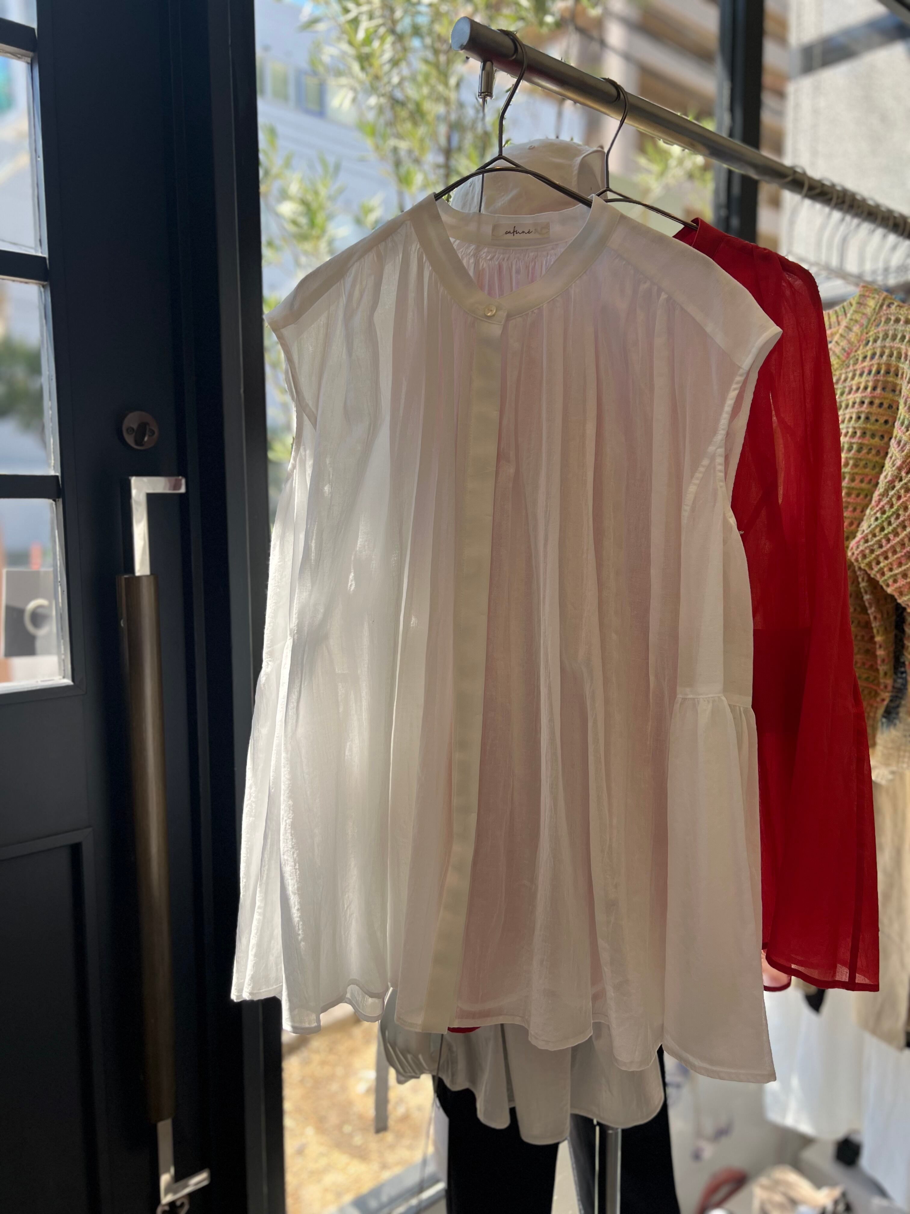 【cafune】シアーコットンチュニック 525945