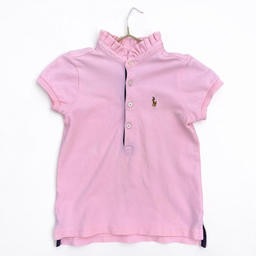 【KIDS】Ralph Lauren Frill Collar Polo Shirt (Kids 90–100cm / 3T)