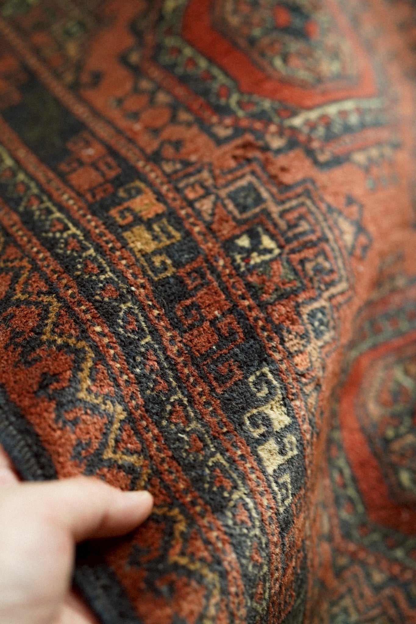 2138-Vintage Turkmen rug | 手織りのヴィンテージラグ専門店 | Bahr