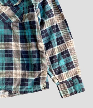 -SEARS- Vintage 60s S Check Shirt