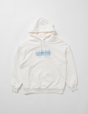Needle punch hoodie -white <LSD-BC3T9>