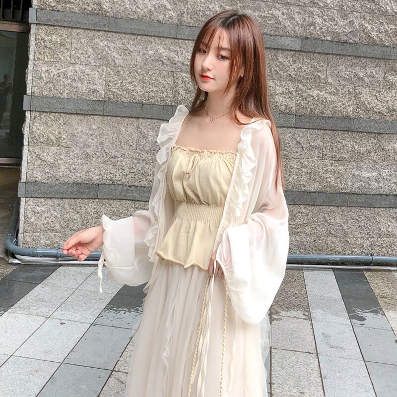 スプリングルーズジャケット スカート スタイル 春物 萌量不足29681940985