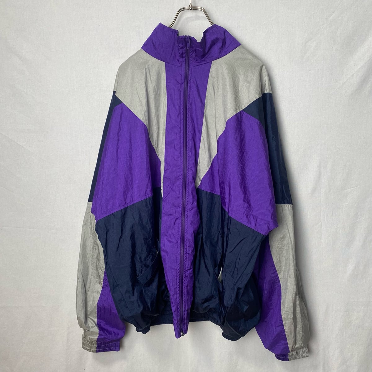 90s ポロシャツ オーバーサイズ ゆるだぼ パープル used vintage