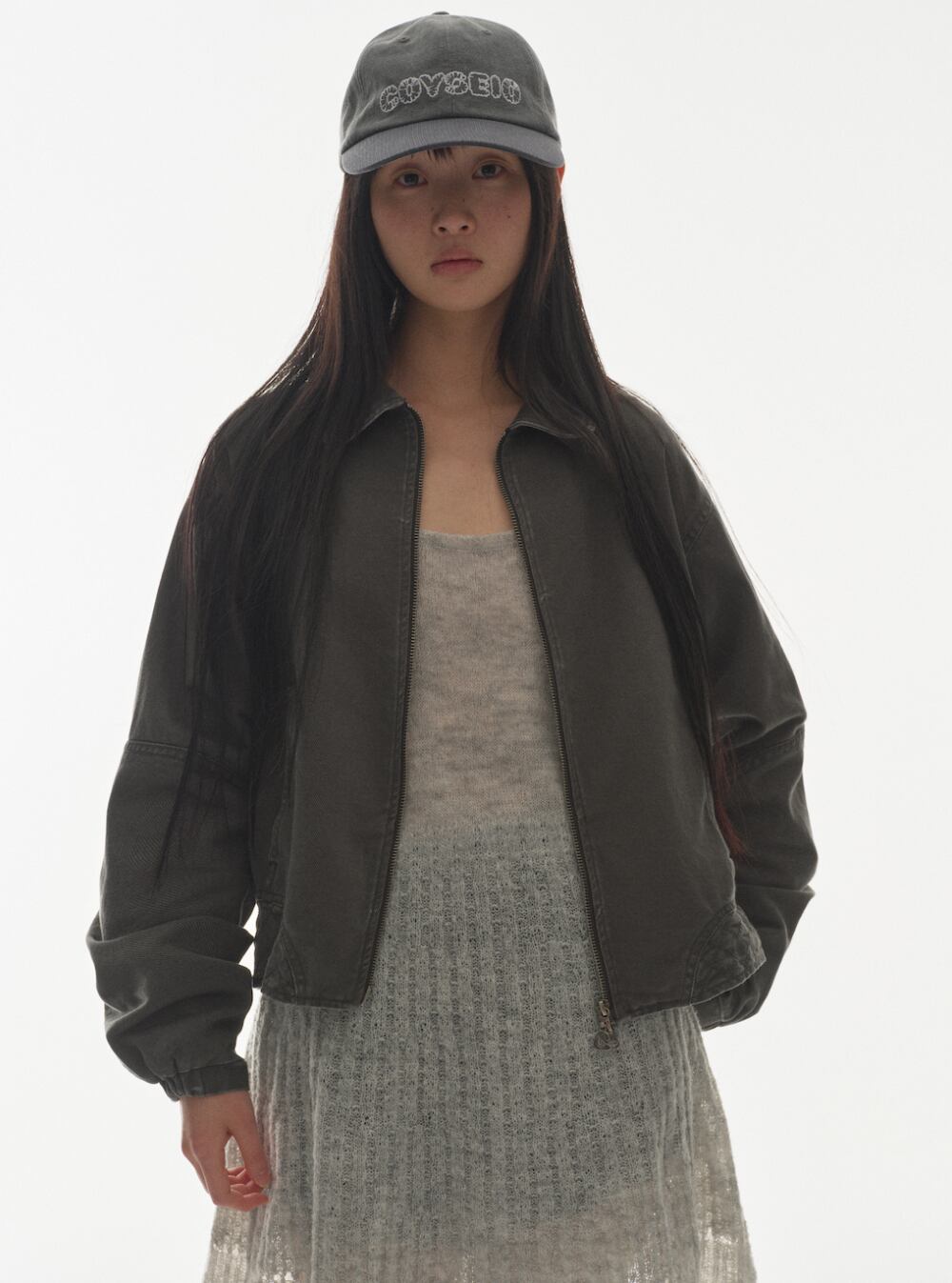 ☆LE SSERAFIM サクラ 着用！！【COYSEIO】COY ANGEL CAP CHARCOAL