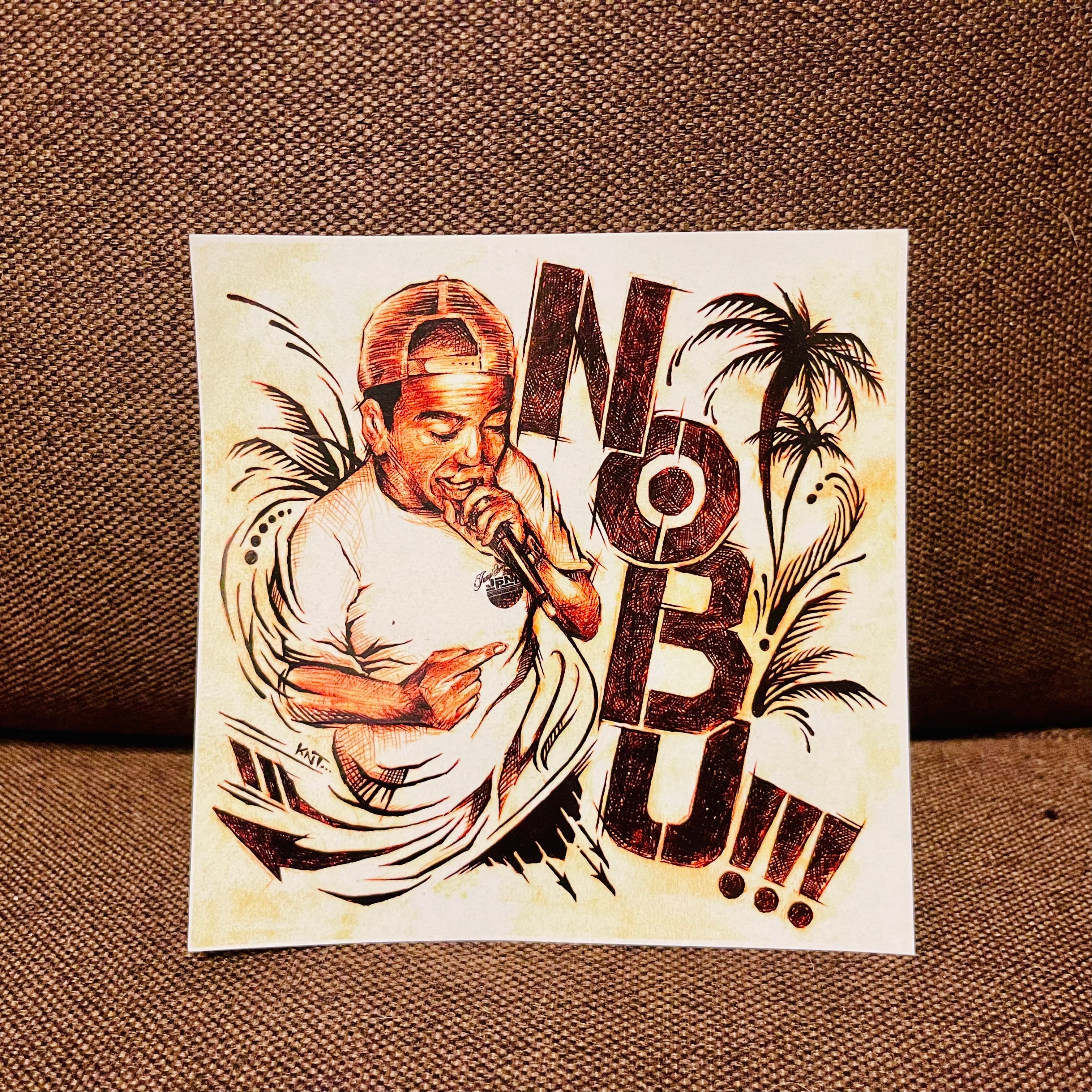 激レア！“N.O.B.U!!!”時代の手書きステッカー。
