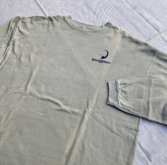 90s DreamWorks SKG logo 刺繍 sweat shirt 小岩店