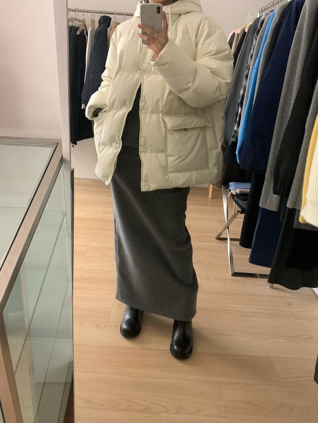 (予約) HAUS / Roa fleece skirt 2color