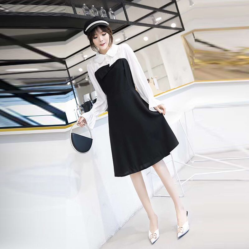 プラスサイズの女性の服2020新しい脂肪姉妹mmウエストスリムウエスタンスタイルのドレスとわずかに脂肪の摩耗 ミックスインファッション69911344317
