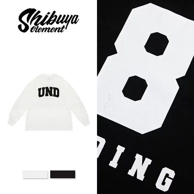 P13470メンズ　Tシャツ春新作 トッブス  カジュアル ファッション　ラウンドネック　字母プリント　長袖