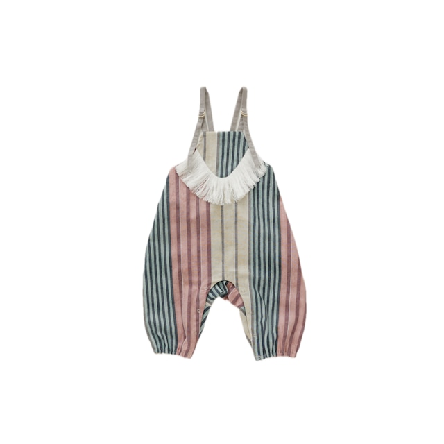 【eLfinFolk】Multi stripe  Suspenders  Rompers