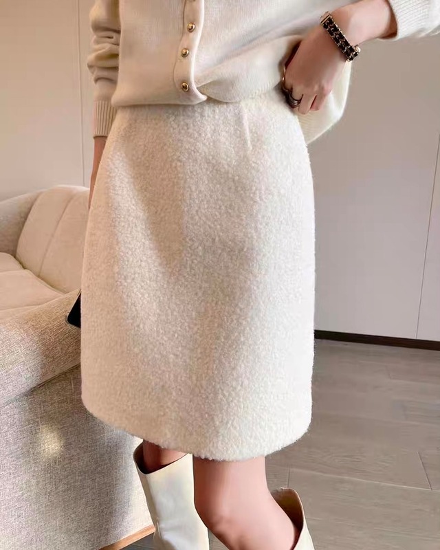 テクスチャー Ｉラインスカート