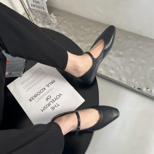 パンプス レディース 靴 シューズ ストラップ バレエシューズ フラットシューズ ローヒール 履きやすい 歩きやすい 疲れにくい カジュアル シンプル 無地 お出かけ メタリック パンプス 女性