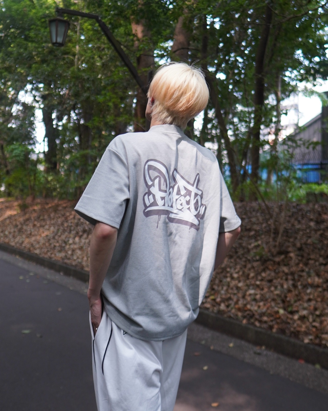 primaras×kinmedaiコラボ2弾ワッフルTee／グレー