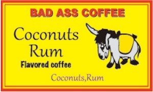 Coconuts Rum (ココナッツラム) ハワイアンコーヒー・フレーバーコーヒー・コナコーヒー・バッドアスコーヒー