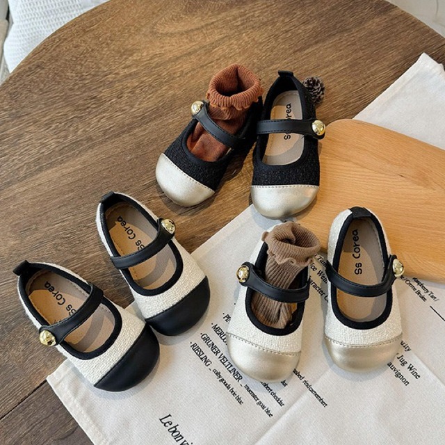 ,ツイード×バイカラーの上品フォーマルシューズ