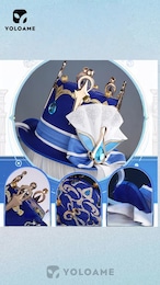 三分妄想 原神 フリーナ コスプレ 衣装 白