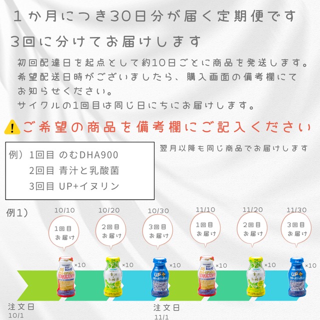 【定期】乳酸菌飲料30日セット【送料無料】