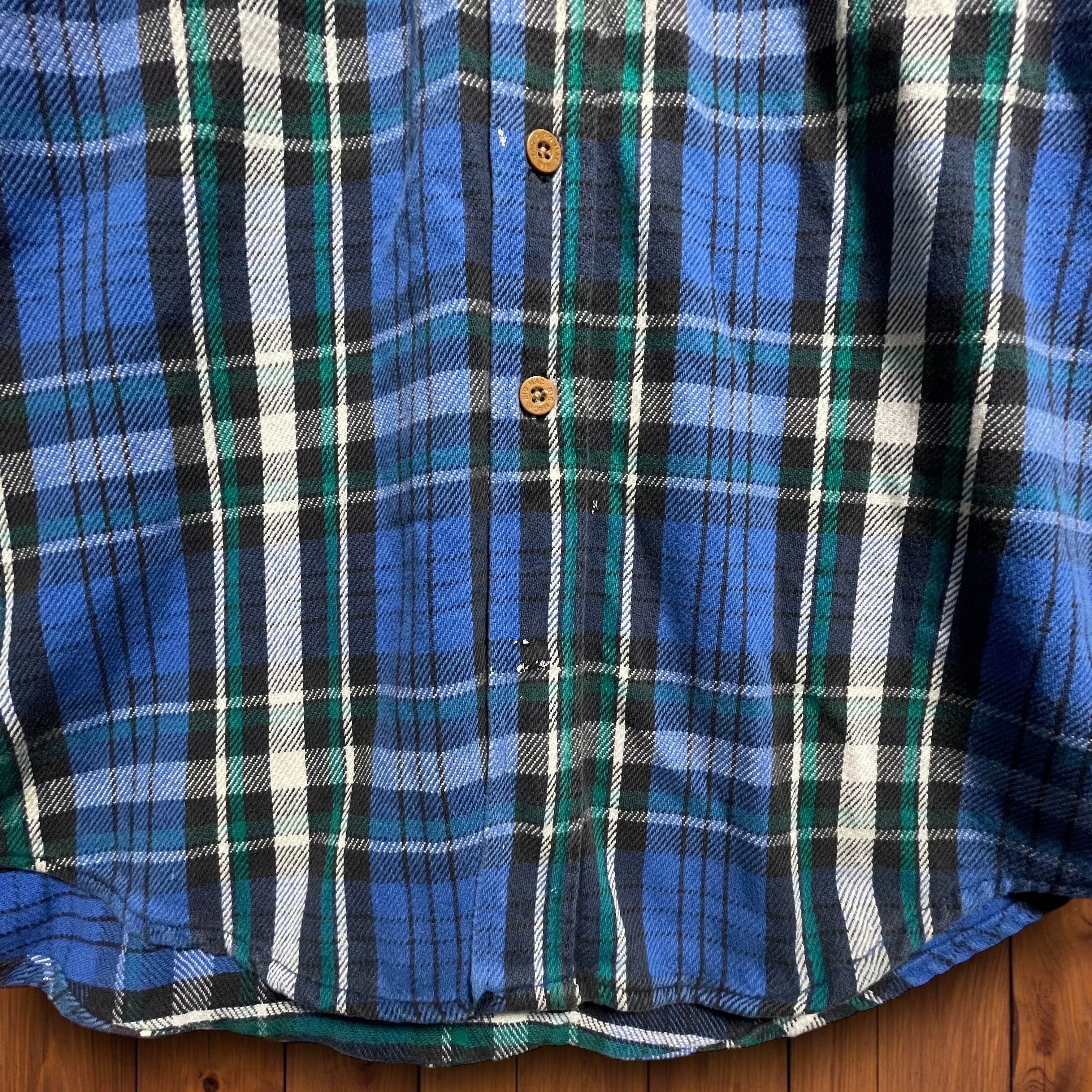 BIGMACビッグマック 80sヴィンテージ USA製 肉厚 コットン チェック