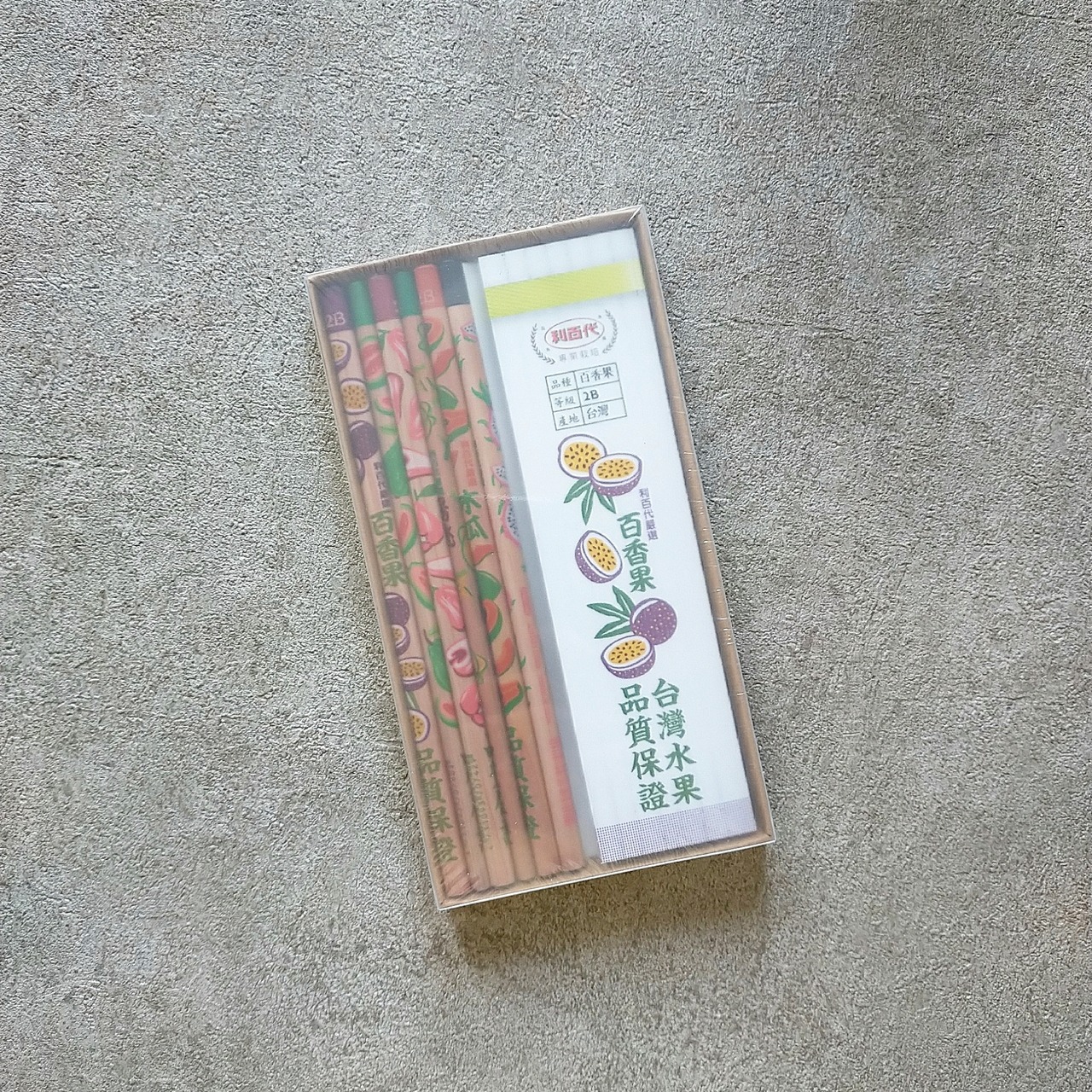 利百代（LIBERTY）台湾フルーツ鉛筆　6本セット