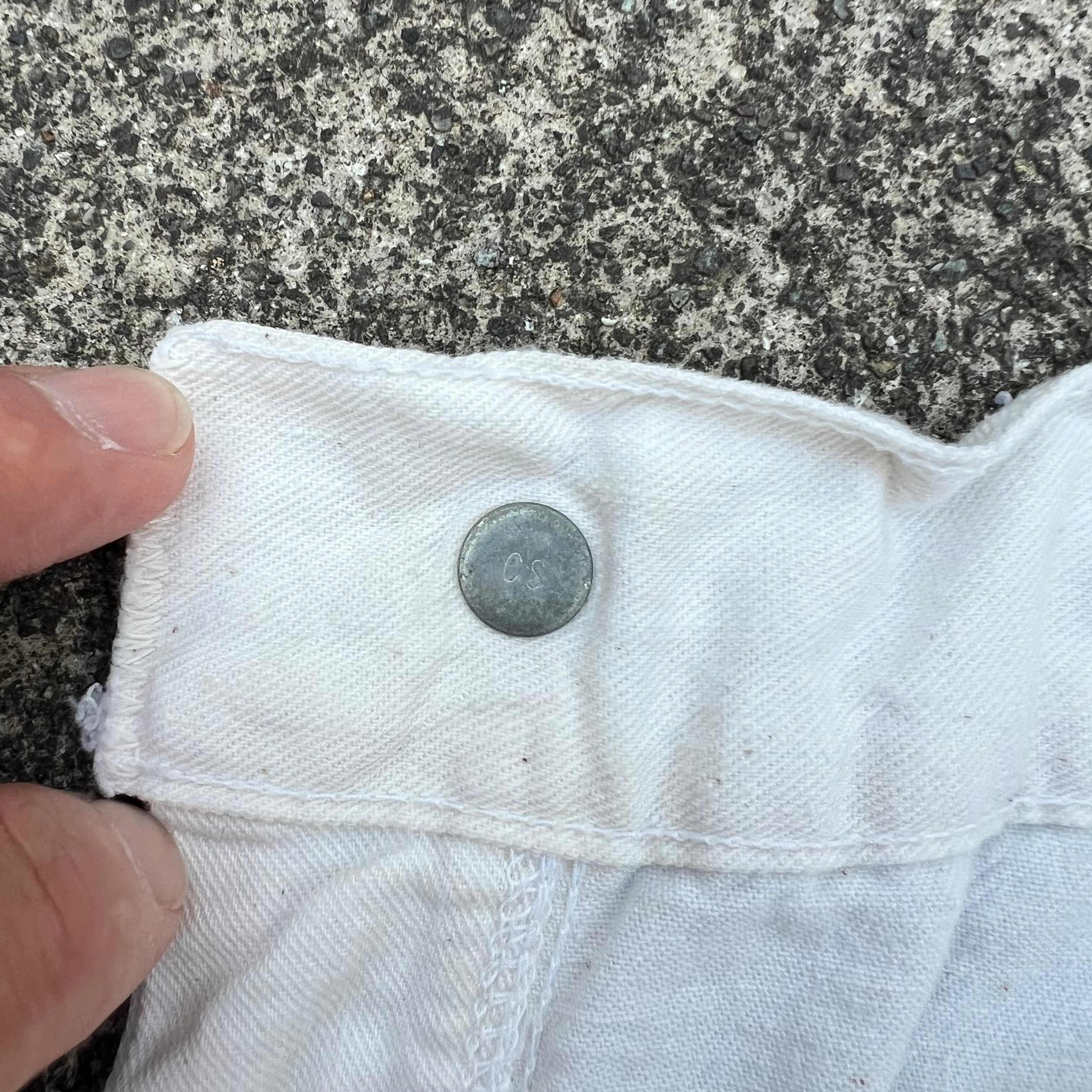 60〜70s Sears シアーズ ペインターパンツ 生成り ホワイトW33 60〜70s Sears シアーズ ペインターパンツ 生成り ホワイトW33