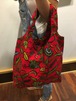 フェアトレイド支援　アフリカ現地研修生ハンドメイドトートバッグ
