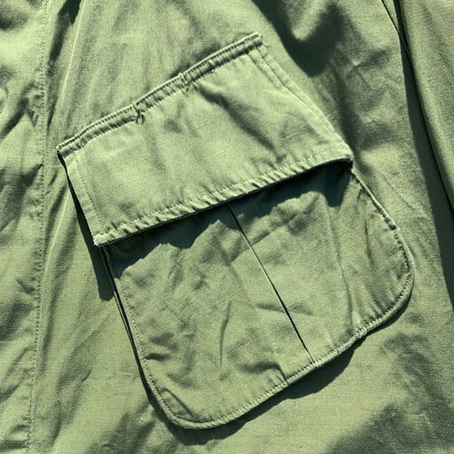 60's U.S.ARMY ジャングルファティーグジャケット ノンリップ 3rd後期