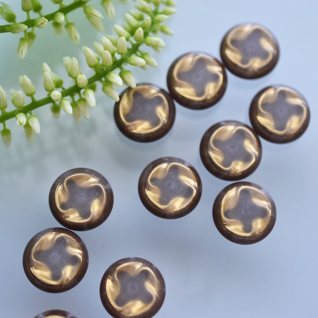 ブラウンクロス ゴールド 15mm
