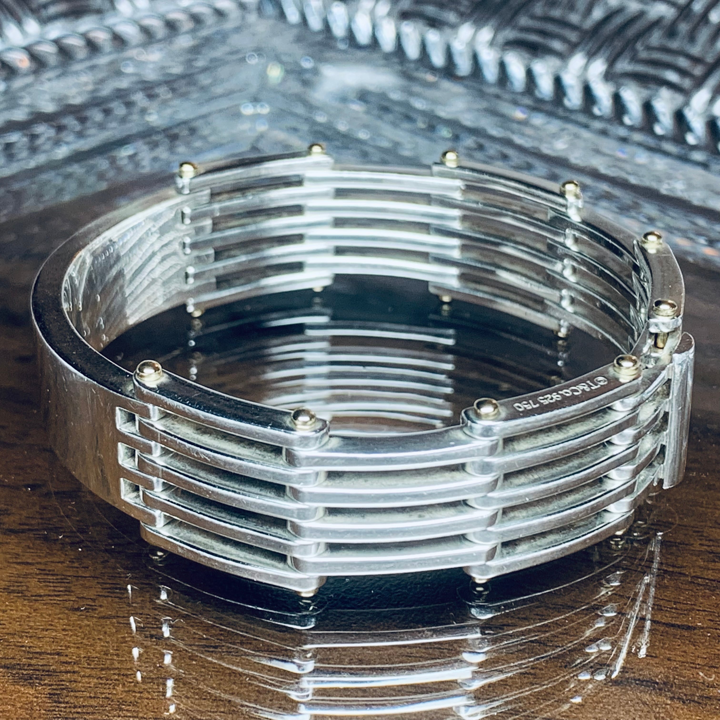 OLD TIFFANY & CO. Gate Link ID Bracelet Sterling Silver | オールド 