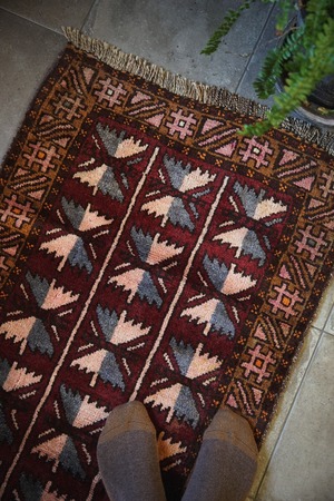 451-Vintage Baluch rug