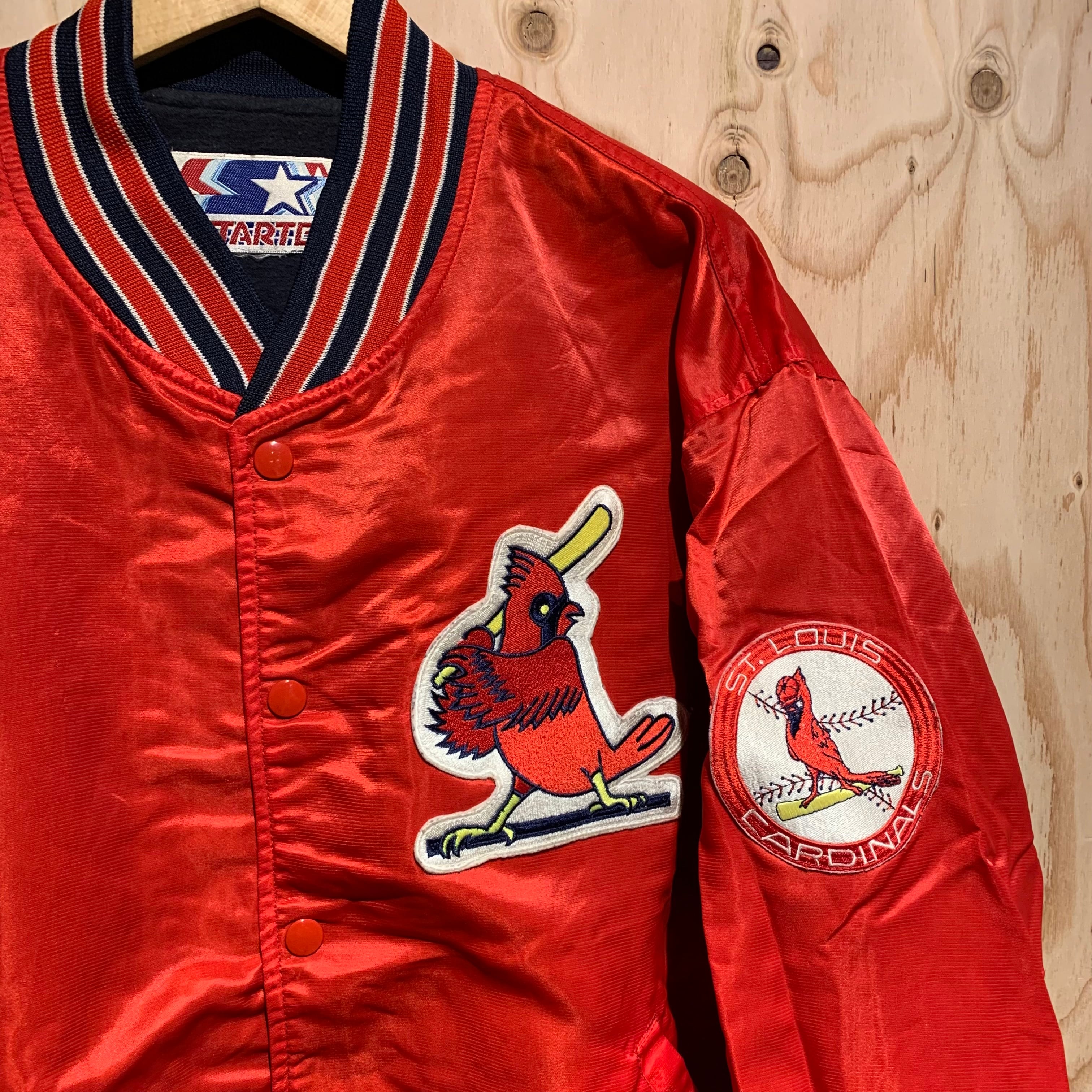 90's Starter MLB St Louis Cardinals Nylon Stadium Jacket