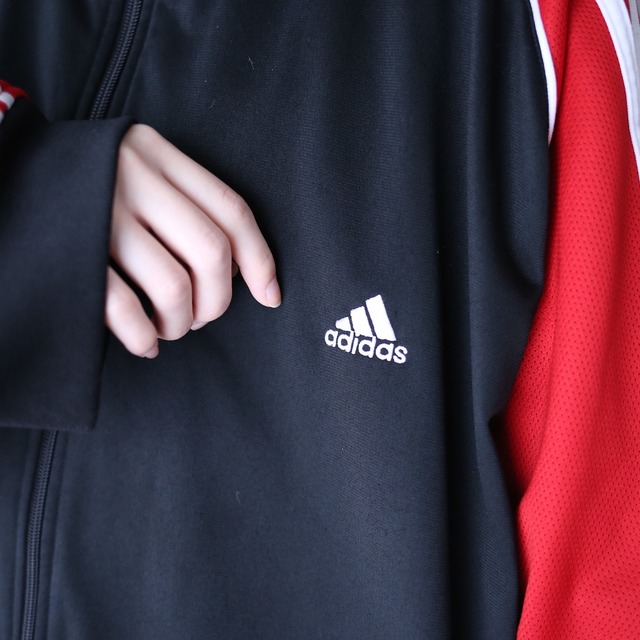 "adidas" XXXXL super over silhouette good coloring track jacket