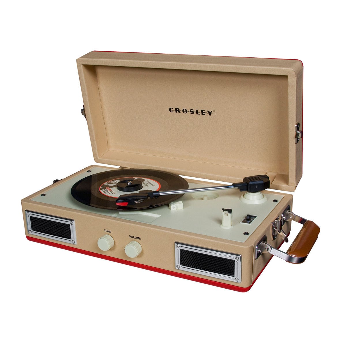 Crosley　トランク型ミニレコードプレイヤー (Red) | プラザハマダ　栃木県足利市のアナログ盤・CD・雑貨オンラインショップ powered  by BASE