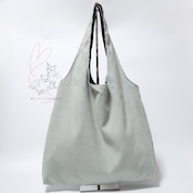 Jubilee 猫デザイン刺繡コーデュロイトートバッグ ミント