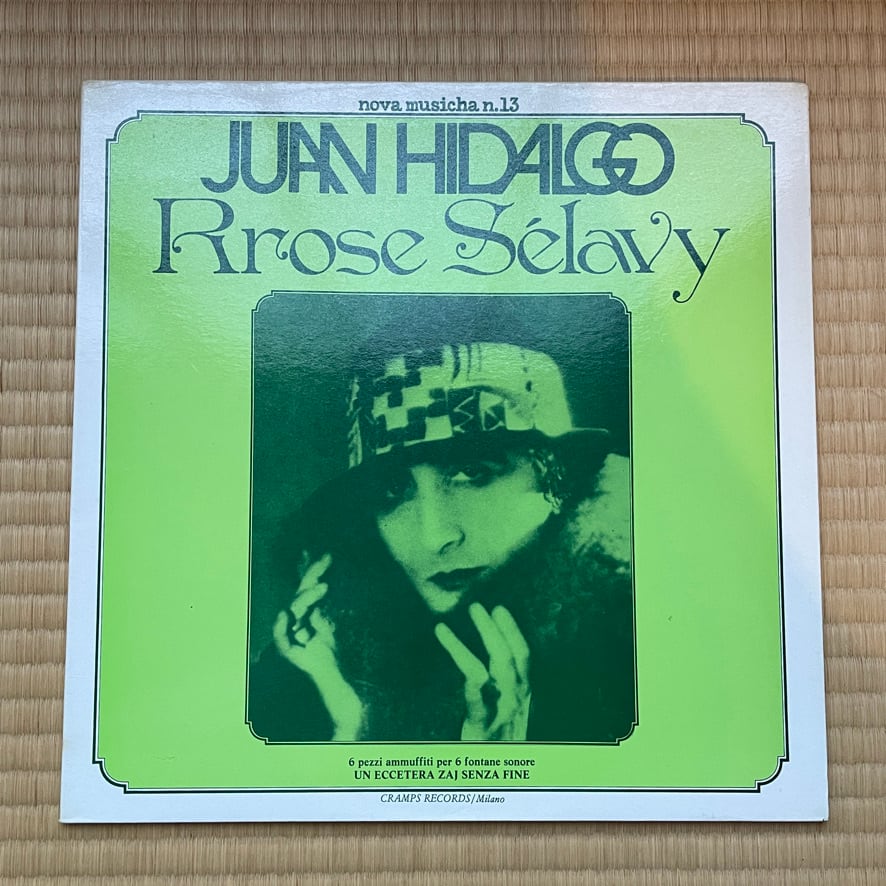 【絶版LP輸入盤　中古 LP】Juan Hidalgo – Rrose Sélavy  	Cramps Records 1977  [310194381]