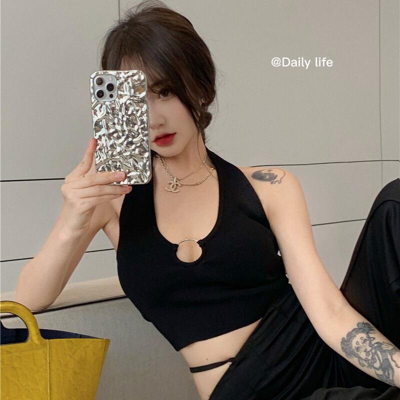 サマースタイルホルタートップス ショート 夏物 ドラファッションホール56938291600