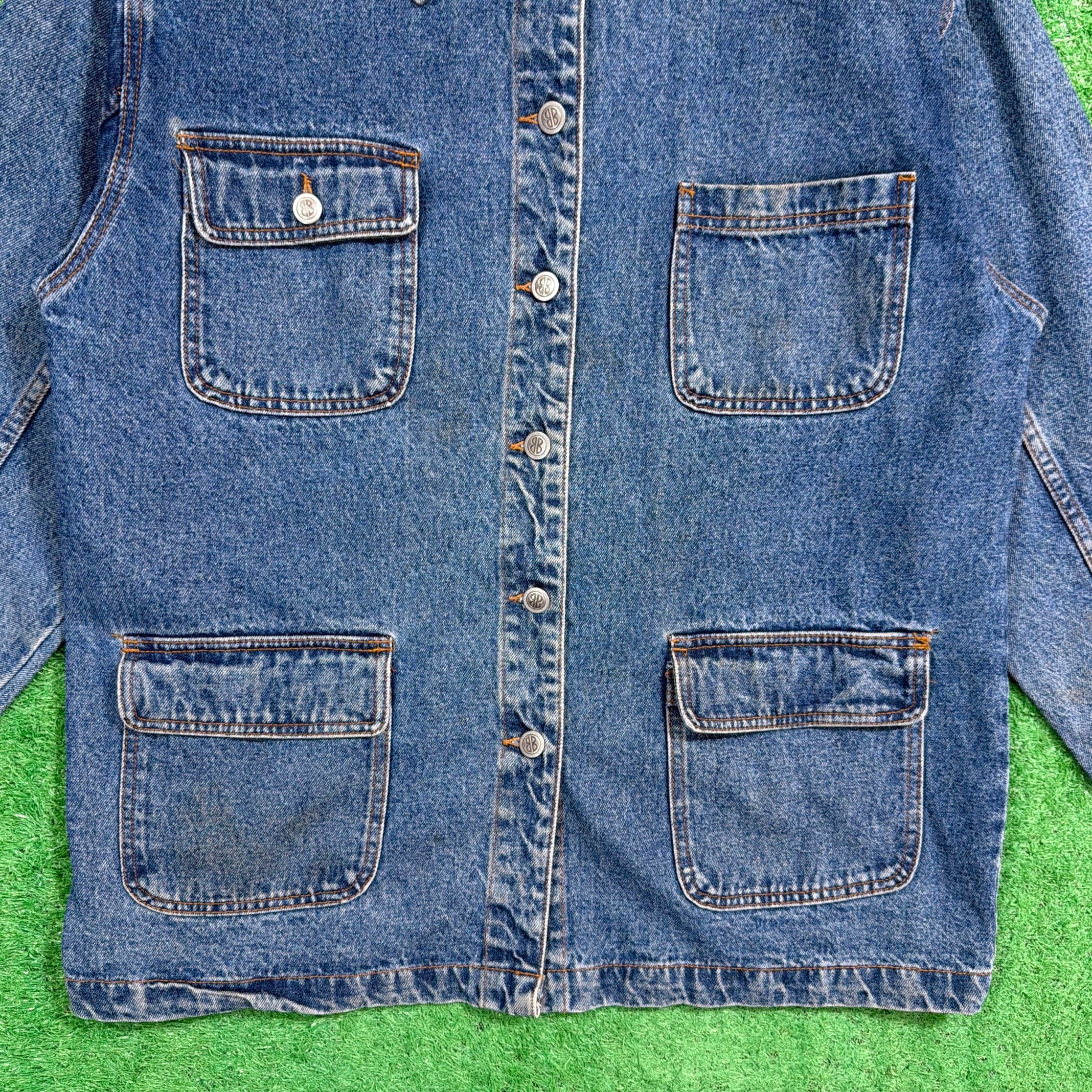 Unisex】90s デニム カバーオール ジャケット / 90年代 古着 デニム