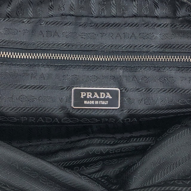 PRADA プラダ トートバッグ グレー トライアングルロゴ vintage ヴィンテージ オールド 687jiy