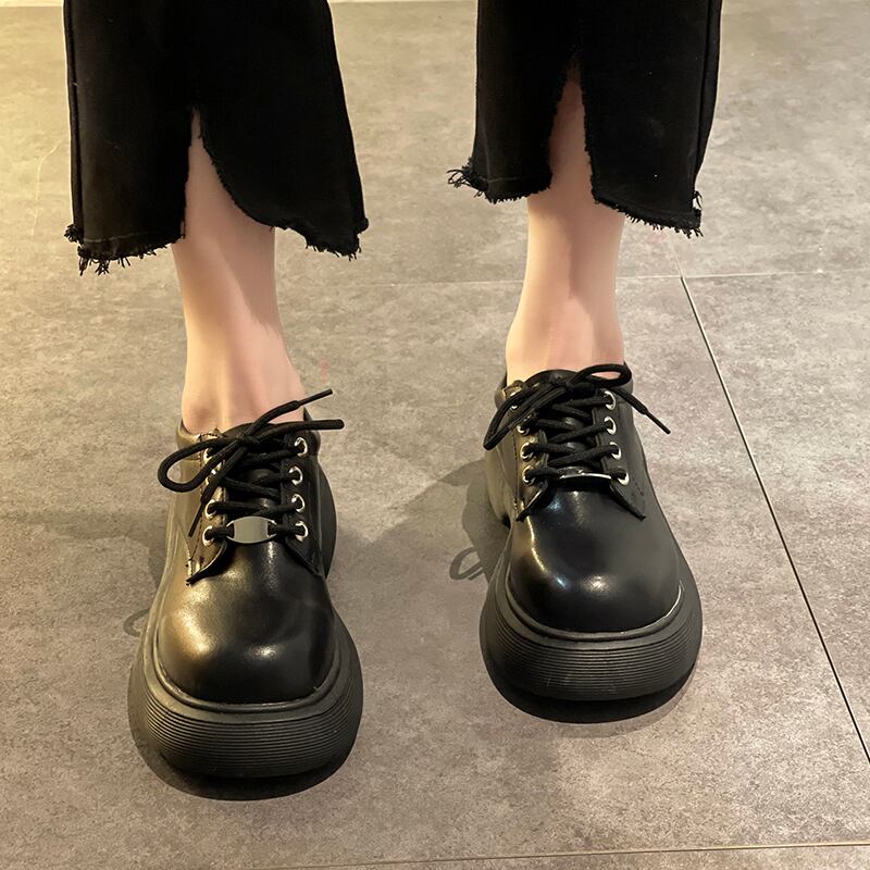 スタイルレザーサマースタンダードレッド 靴 シューズ レトロ レース ローファー 夏物 レースアップ 部族の婦人靴70125911202