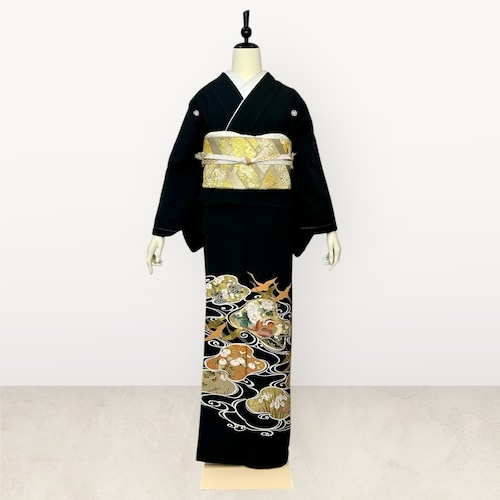 黒留袖レンタル フルセット BT-041-Mサイズ
