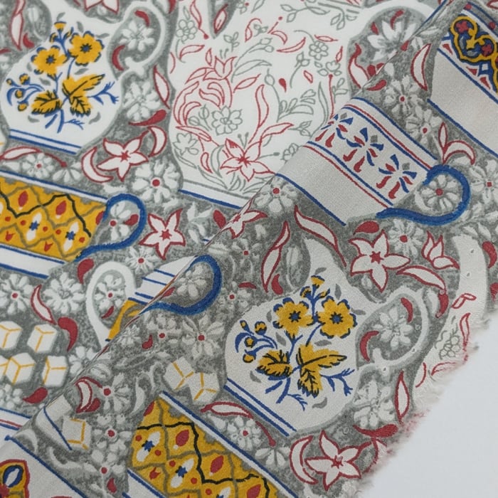 ◆輸入 リバティ LIBERTY タナローン Elevenses エレブンシズ グレー 約130×50cm