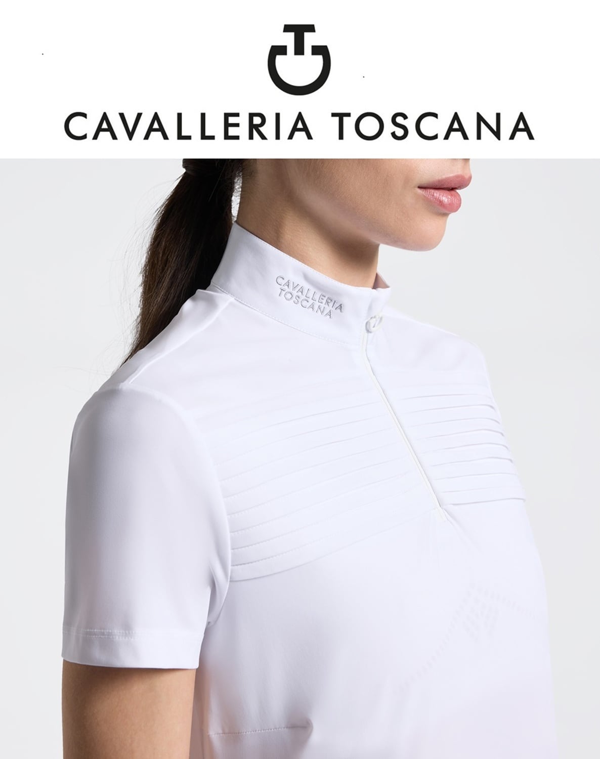 乗馬　ポロシャツ【CAVALLERIA TOSCANA】 CavalleriaToscanaレディス スエットシャツ MAD157 JF236 | 乗馬用品